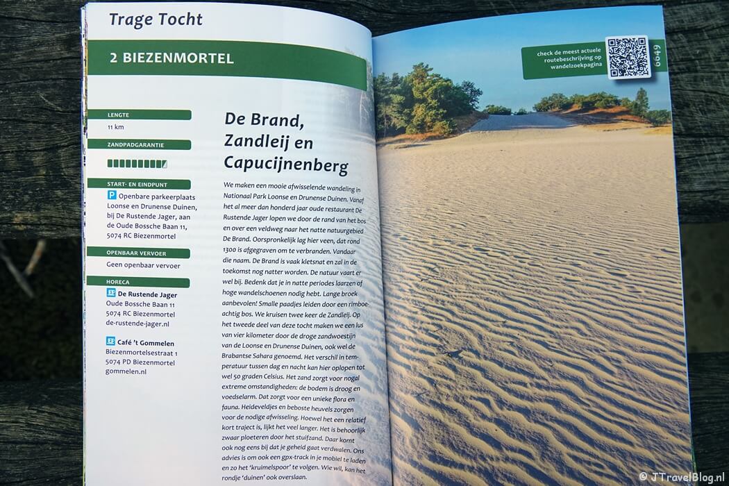 Een voorbeeld van een wandeling in de wandelgids 'Wandelen in de Meierij' van Uitgeverij Gegarandeerd Onregelmatig