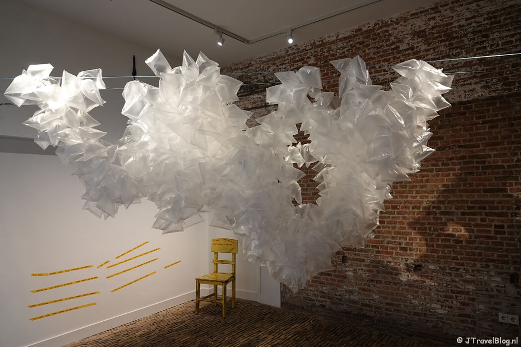 Kunstwerk Ademtocht van Marisca Voskamp-van Noord in Museum van de Geest in Haarlem