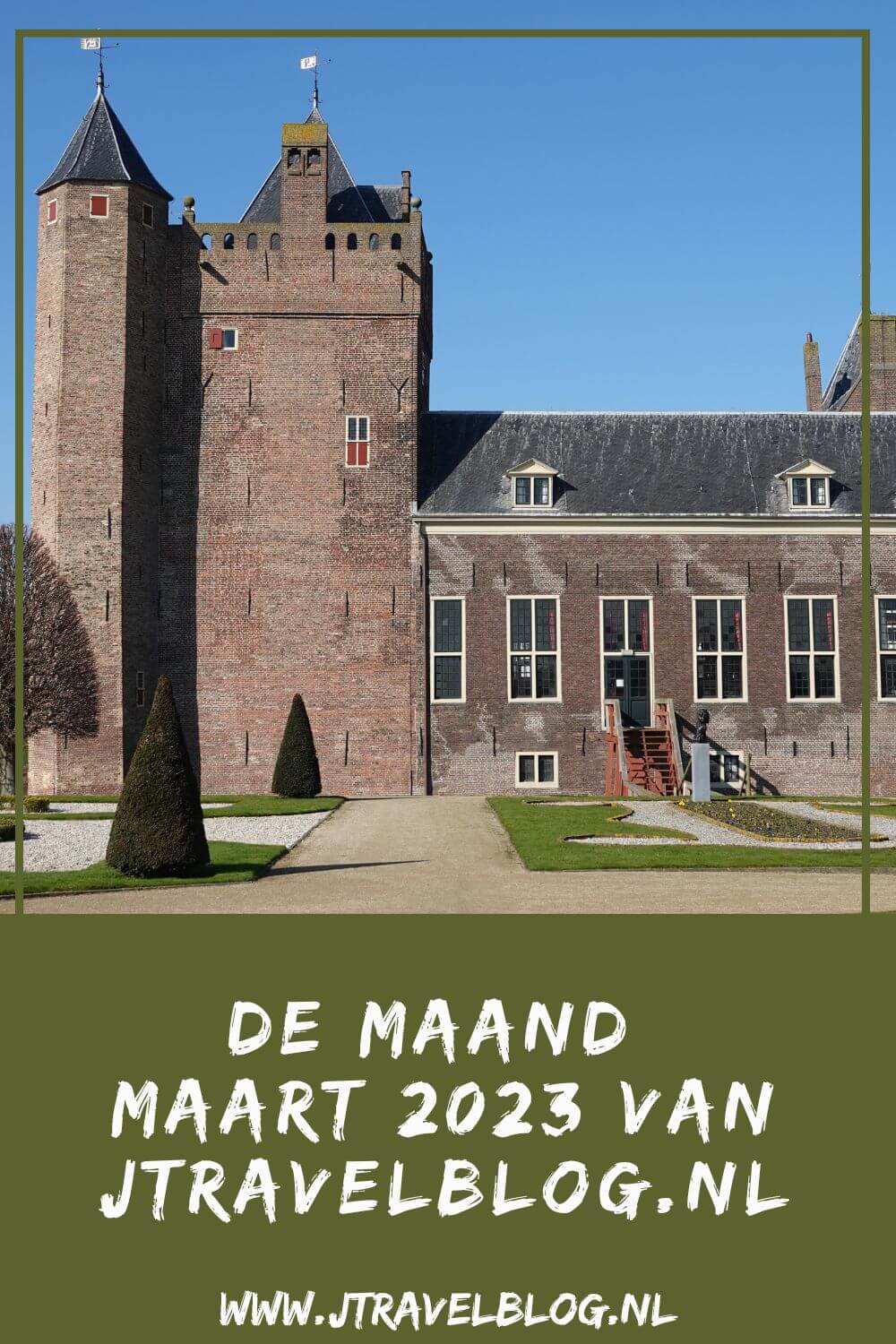 In maart 2023 maakte ik een wandeling van Wandelnetwerk Noord-Holland rond de buitenplaatsen in Heemskerk, liep ik etappe 21 en 22 van het Westerborkpad van Lichtmis via Staphorst naar Meppel, ik bezocht Museum JAN en het Kersenbloesempark in Amstelveen. Meer hier over lees je in dit maandoverzicht. #maandoverzicht #maart2023 #heemskerk #westerborkpad #museumjan #amstelveen #kersenbloesempark #wandelen #jtravel #jtravelblog