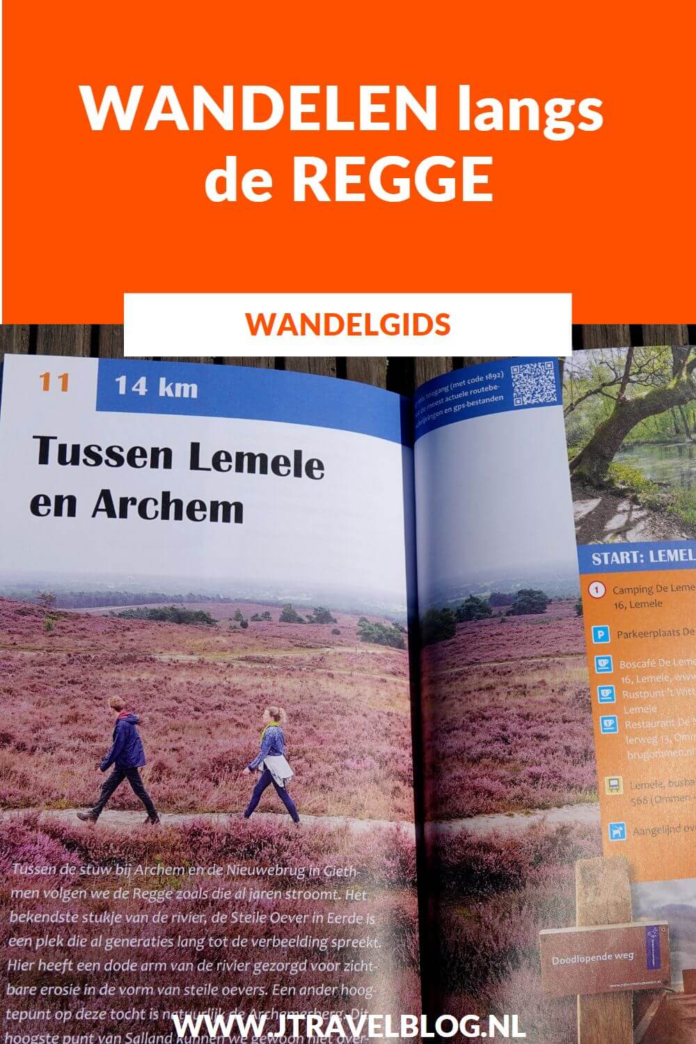 De wandelgids 'Wandelen langs de Regge' is een wandelgids met 12 gevarieerde wandelroutes tussen 11 en 19 kilometer langs de waterkant, over heuvels, door bossen en landgoederen langs de rivier de Regge in de provincie Overijssel. Wandel je mee? #regge #wandelen #hiken #wandelgids #gegarandeerdonregelmatig #jtravel #jtravelblog