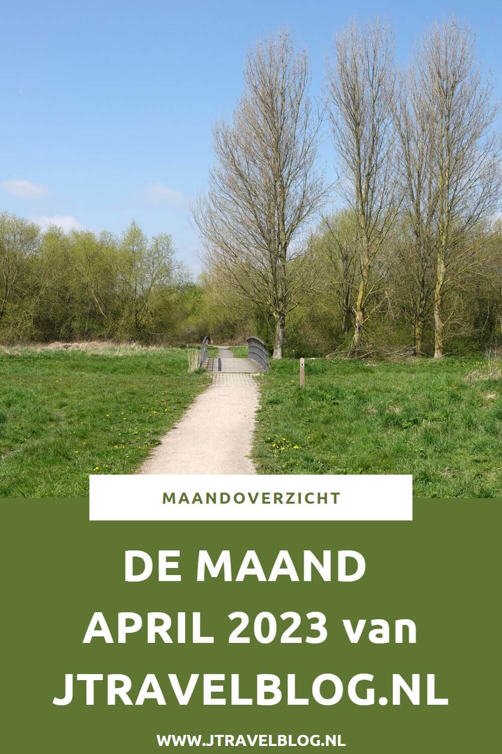 In april 2023 liep ik de Olmenhorstroute, een wandeling van Wandelnetwerk Noord-Holland, liep ik etappe 23 van het Westerborkpad van Station Meppel naar Koekange en maakte ik twee wandelingen in de Amsterdamse Waterleidingduinen. Meer hier over lees je in dit maandoverzicht. #maandoverzicht #april2023 #olmenhorstroute #westerborkpad #amsterdamsewaterleidingduinen #wandelen #jtravel #jtravelblog