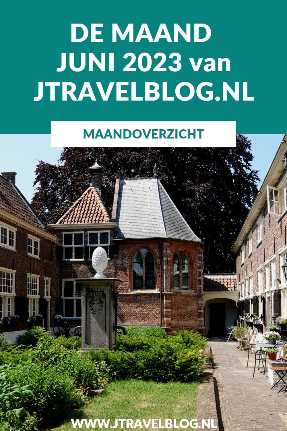 In juni 2023 maakte ik een wandeling in de Amsterdamse Waterleidingduinen en langs de 35 hofjes in Leiden en ik liep etappe 25+26 van het Westerborkpad van Station Hoogeveen naar Wijster. Meer hier over lees je in dit maandoverzicht. #maandoverzicht #juni2023 #leiden #hofjesinleiden #westerborkpad #amsterdamsewaterleidingduinen #wandelen #jtravel #jtravelblog