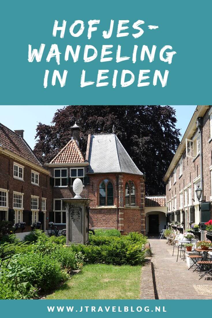 Ik maakte een hofjeswandeling langs de 35! hofjes van Leiden. De meeste hofjes liggen in het centrum van de Sleutelstad. Twee liggen buiten de singels. Meer over de hofjeswandeling in Leiden lees je in deze blog. Wandel je mee? #hofjesinleiden #hofjes #leiden #wandelen #hofjeswandeling #jtravelblog #jtravel