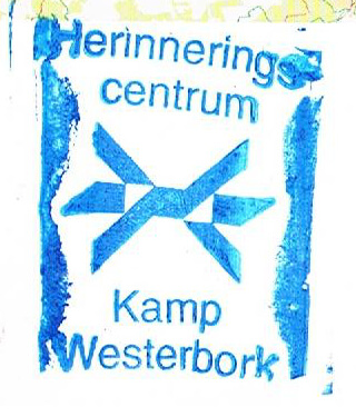 Stempel van Kamp Westerbork tijdens de 29e etappe van het Westerborkpad