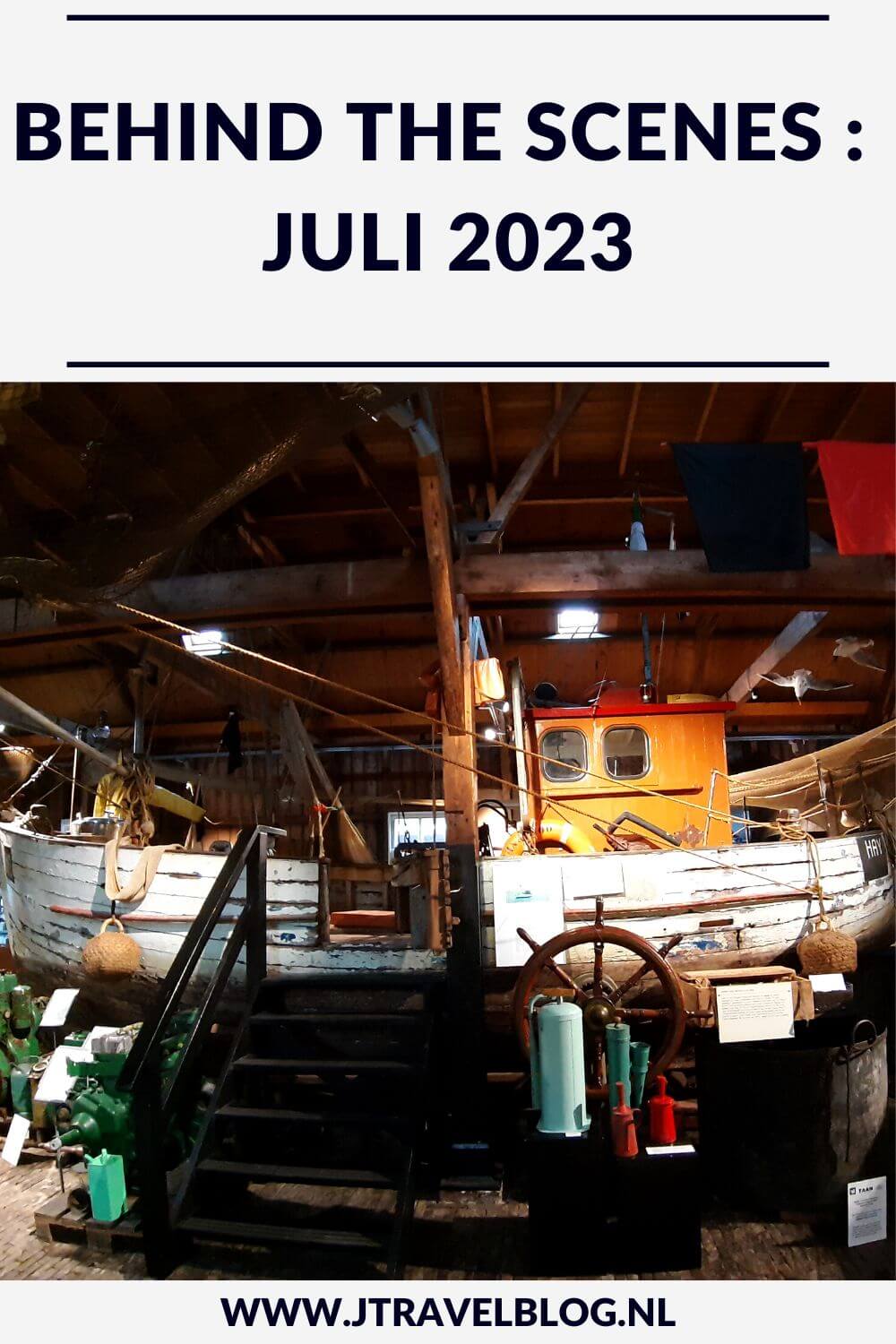 In juli 2023 maakte ik een fietstocht langs 26 reuzenbollen in Hillegom en Lisse in de Bollenstreek, ik liep etappe 27+28 van het Westerborkpad van Wijster naar Hooghalen en tijdens mijn verblijf in Groningen bezocht ik het Visserijmuseum Zoutkamp in Zoutkamp. Meer hier over lees je in dit maandoverzicht. #maandoverzicht #juli2023 #reuzenbollen #bollenstreek #westerborkpad #visserijmuseumzoutkamp #wandelen #jtravel #jtravelblog