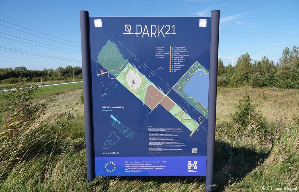 PARK21 tijdens mijn wandeling van de Pioniersroute van Wandelnetwerk Noord-Holland