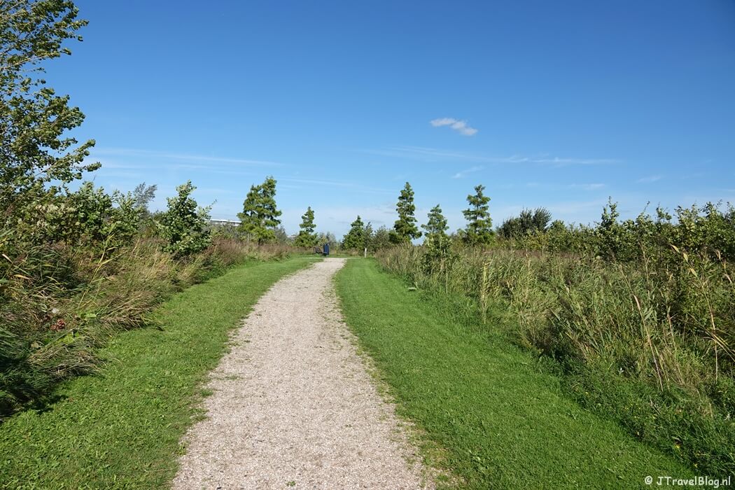 Wandelpad tijdens mijn wandeling van de Pioniersroute van Wandelnetwerk Noord-Holland