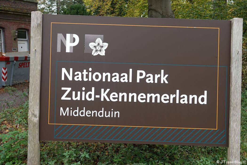 Ingang Middenduin van Nationaal Park Zuid-Kennemerland