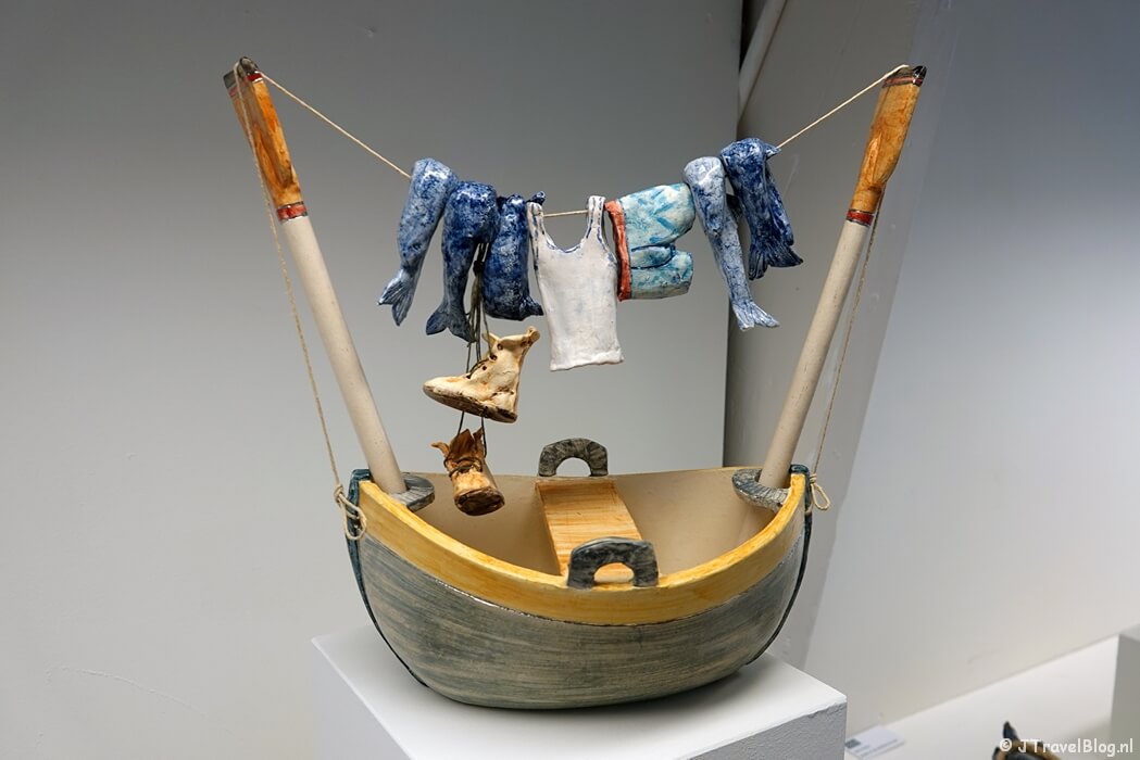 Keramiek in het Zandvoorts Museum in Zandvoort