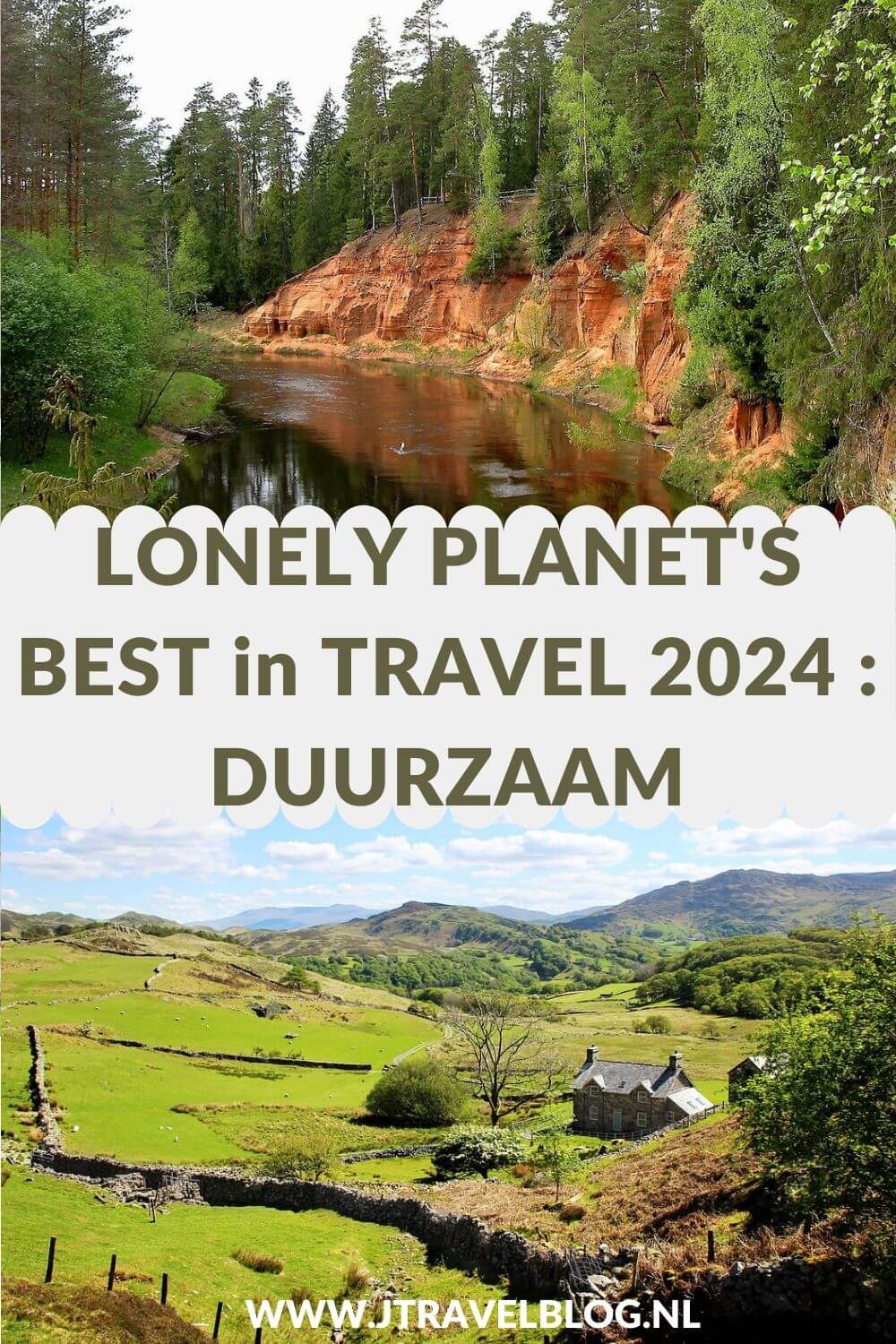 Elk jaar verschijnt eind oktober de Lonely Planet's Best in Travel. Deze top-10 lijst is onderverdeeld in landen, steden, regio's, duurzaam en waarde voor. In deze blog geef ik je een dosis reisinspiratie met de Lonely Planet's Best in Travel 2024 : duurzaam. #lonelyplanet #bestintravel2024 #reisinspiratie #jtravelblog #jtravel