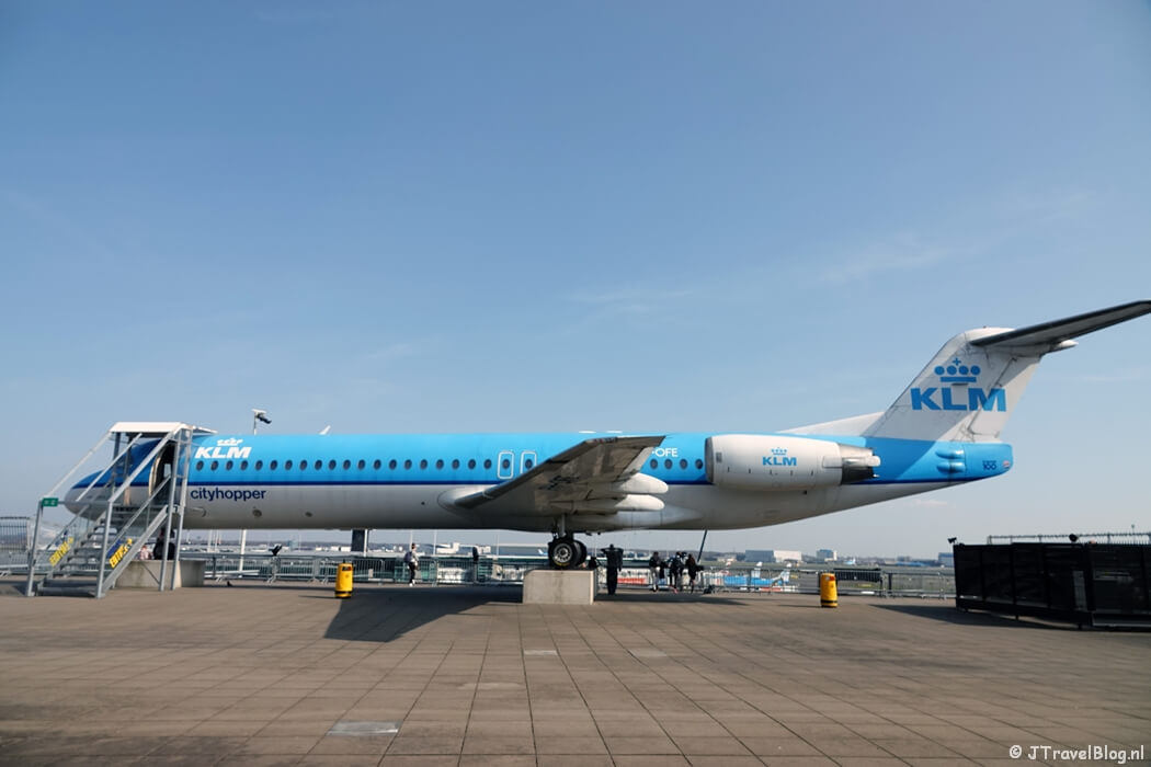 Fotoblog met blauwe foto's: Panoramaterras op Schiphol