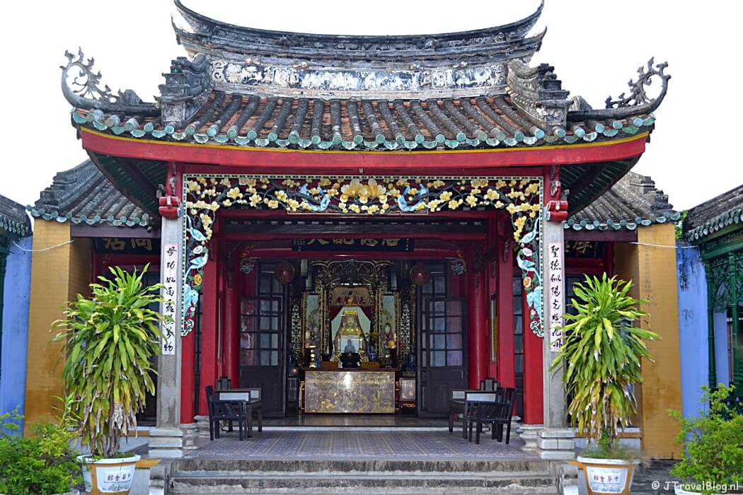 Een tempel in Hoi An/Vietnam
