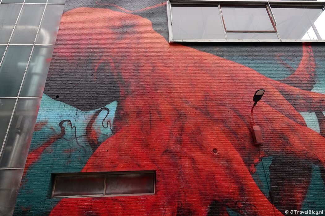Street art van Simon Schrikker tijdens mijn street art wandeling in Rotterdam-Centrum