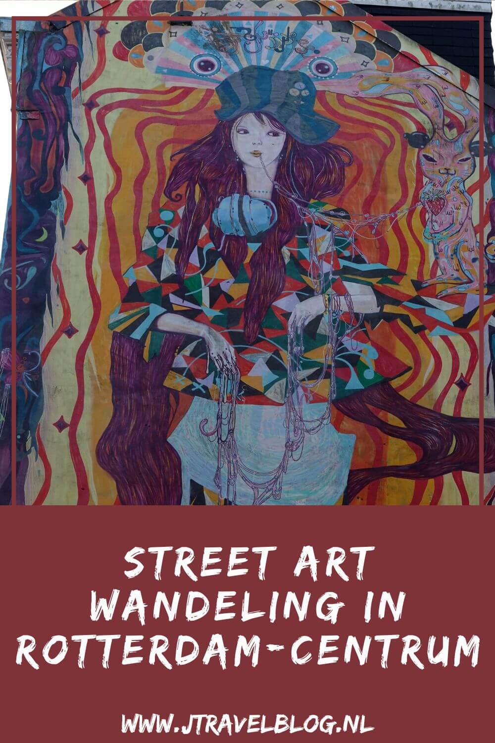 Ik maakte een wandeling langs de vele street art werken in Rotterdam Centrum. In deze blog lees je waar je de street art in Rotterdam Centrum kunt vinden. #streetart #streetartrotterdam #rotterdam #jtravel #jtravelblog