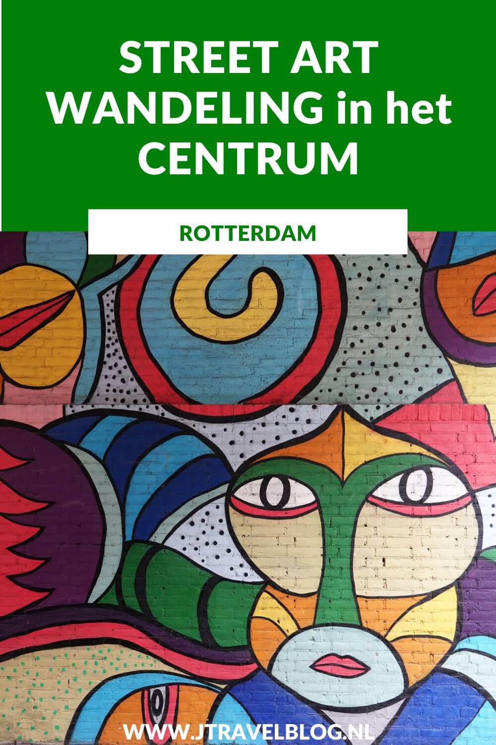 Ik maakte een wandeling langs de vele street art werken in Rotterdam Centrum. In deze blog lees je waar je de street art in Rotterdam Centrum kunt vinden. #streetart #streetartrotterdam #rotterdam #jtravel #jtravelblog
