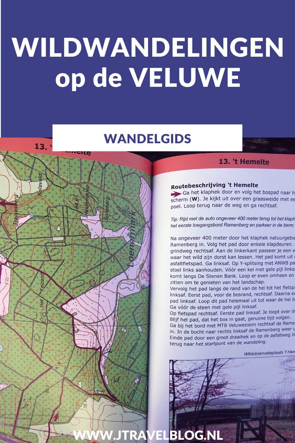 De wandelgids ‘Wildwandelingen op de Veluwe’ is een wandelgids met 30 wandelingen langs wildobservatieplaatsen op de Veluwe. De wandelingen hebben een lengte tussen de 2 en 10 kilometer. Wandel je mee? #wandelgids #wandelen #veluwe #anoda #jtravelblog #jtravel