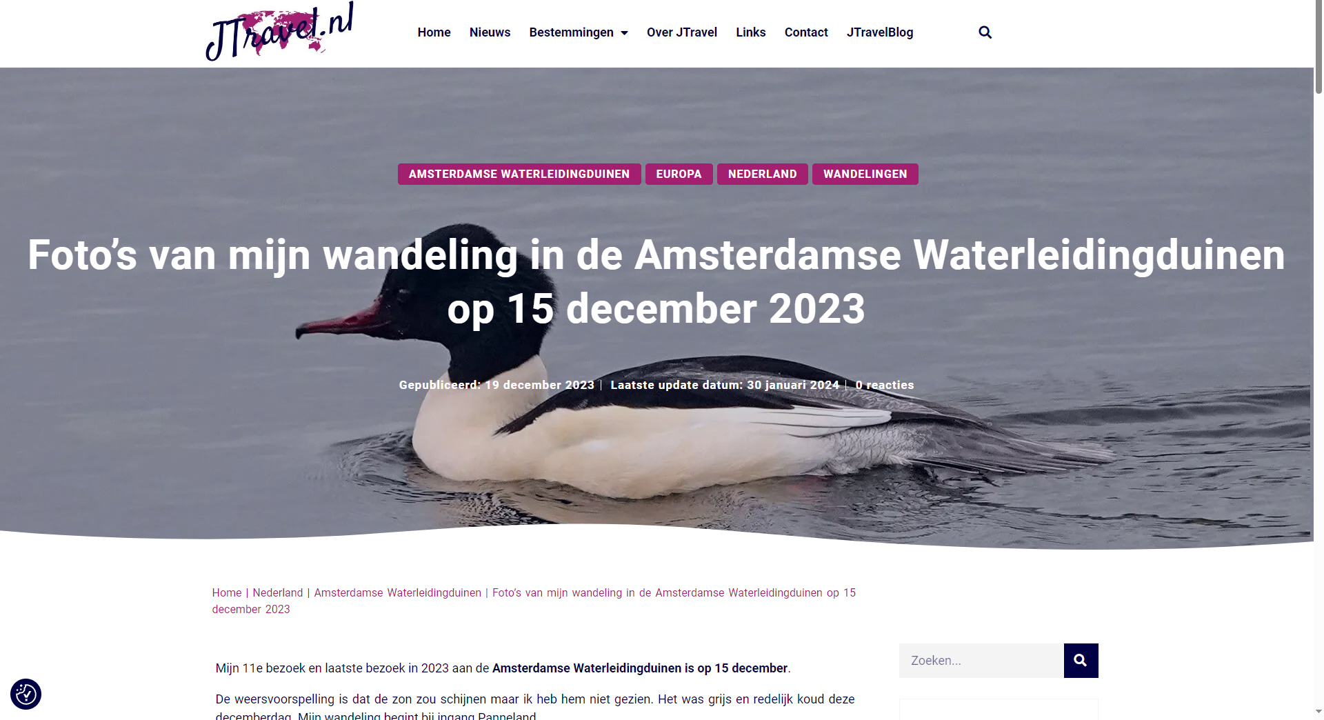 Voorbeeld uit Microsoft Edge