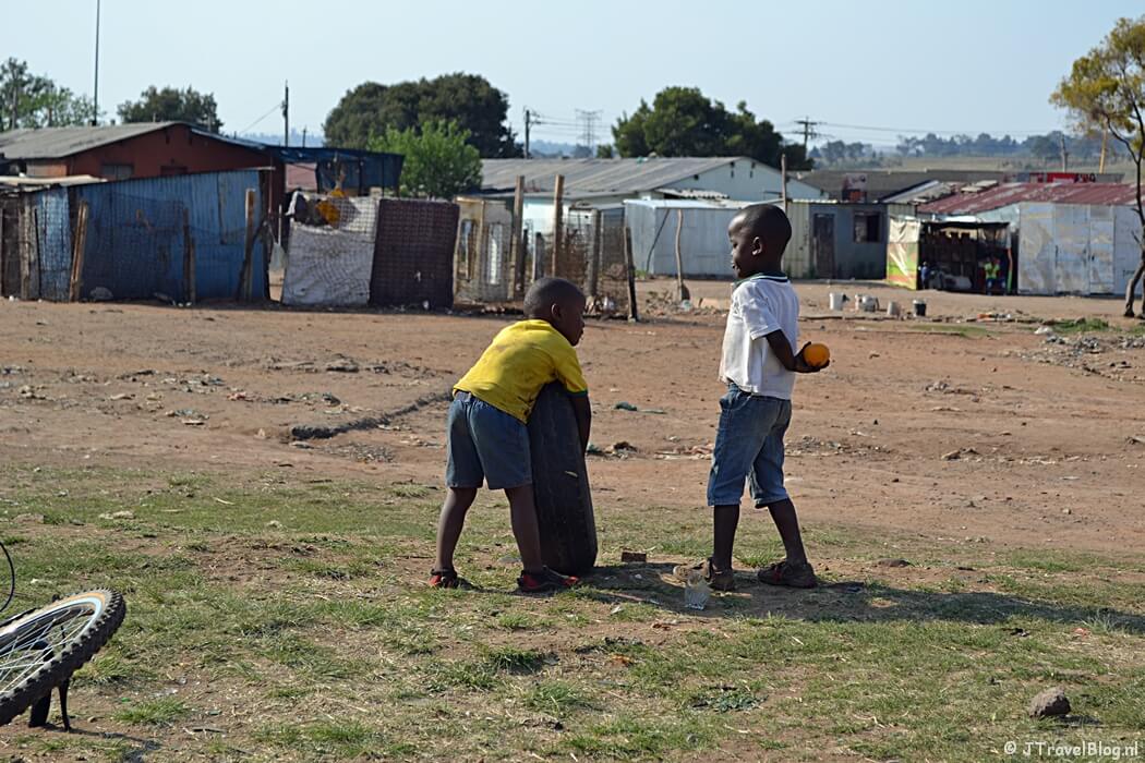 Soweto in Zuid-Afrika