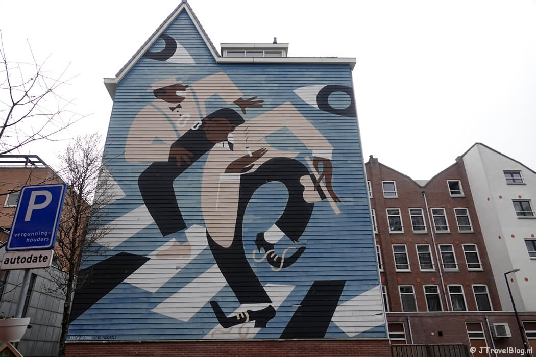 Street art van Joren Joshua en Ilse Weisfelt tijdens mijn street art wandeling in het Oude Westen in Rotterdam