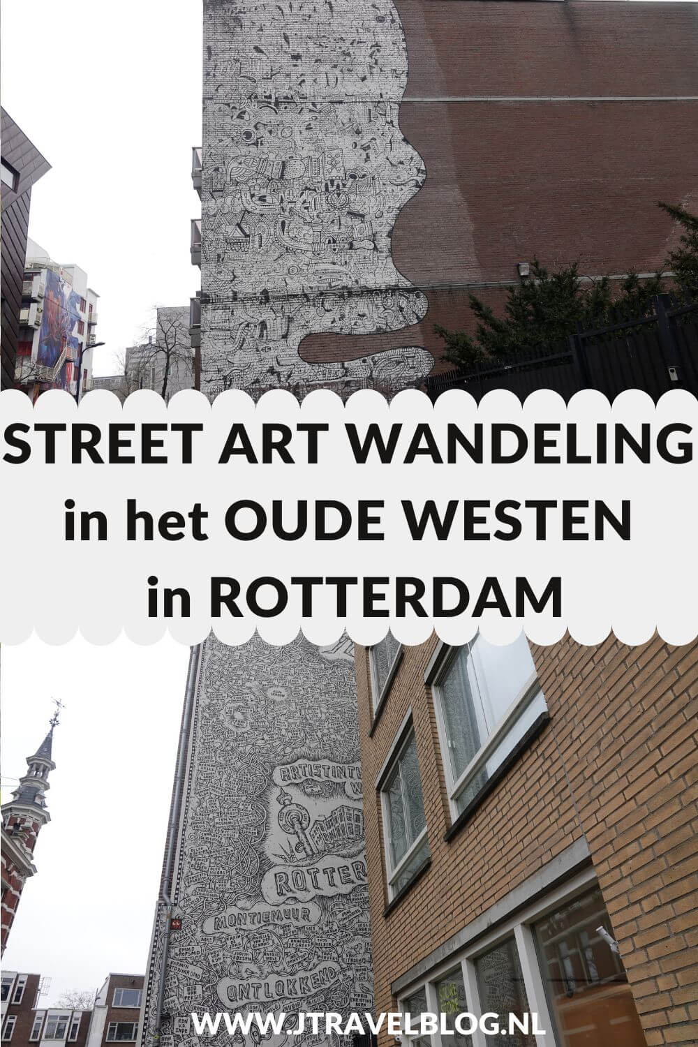 Ik maakte een wandeling langs de vele street art werken in het Oude Westen in Rotterdam. In deze blog lees je waar je de street art in het Oude Westen in Rotterdam kunt vinden. #streetart #streetartrotterdam #rotterdam #jtravel #jtravelblog