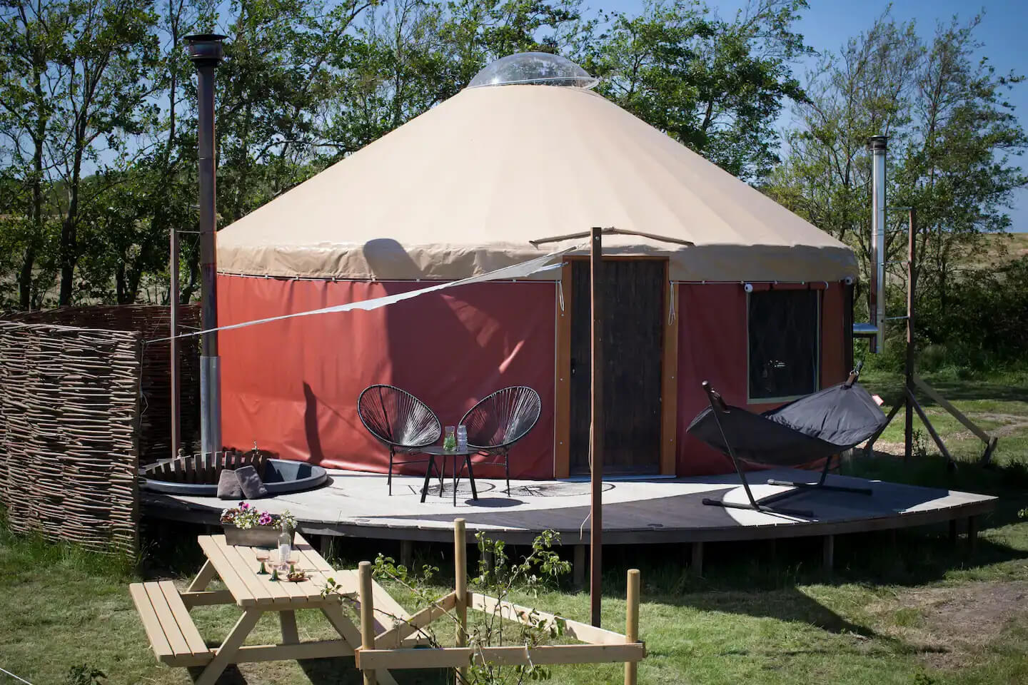 Overnachten in een yurt: Yurt in Anna Paulowna - Noord-Holland