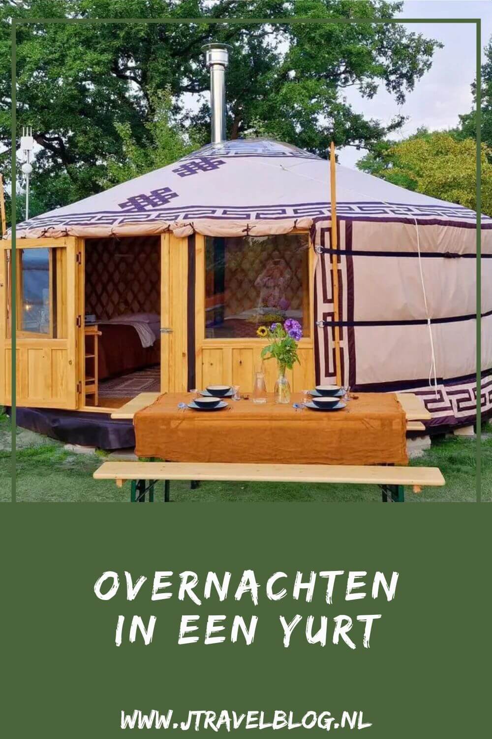 Overnachten in een yurt in Nederland wordt steeds populairder. Een yurt is een van oorsprong traditionele Mongolische tent. De yurts in Nederland staan op campings of privรฉ terreinen. In deze blog heb ik een aantal yurts waar je kunt overnachten op een rijtje gezet. #overnachtenineenyurt #yurt #accommodatie #jtravelblog #jtravel