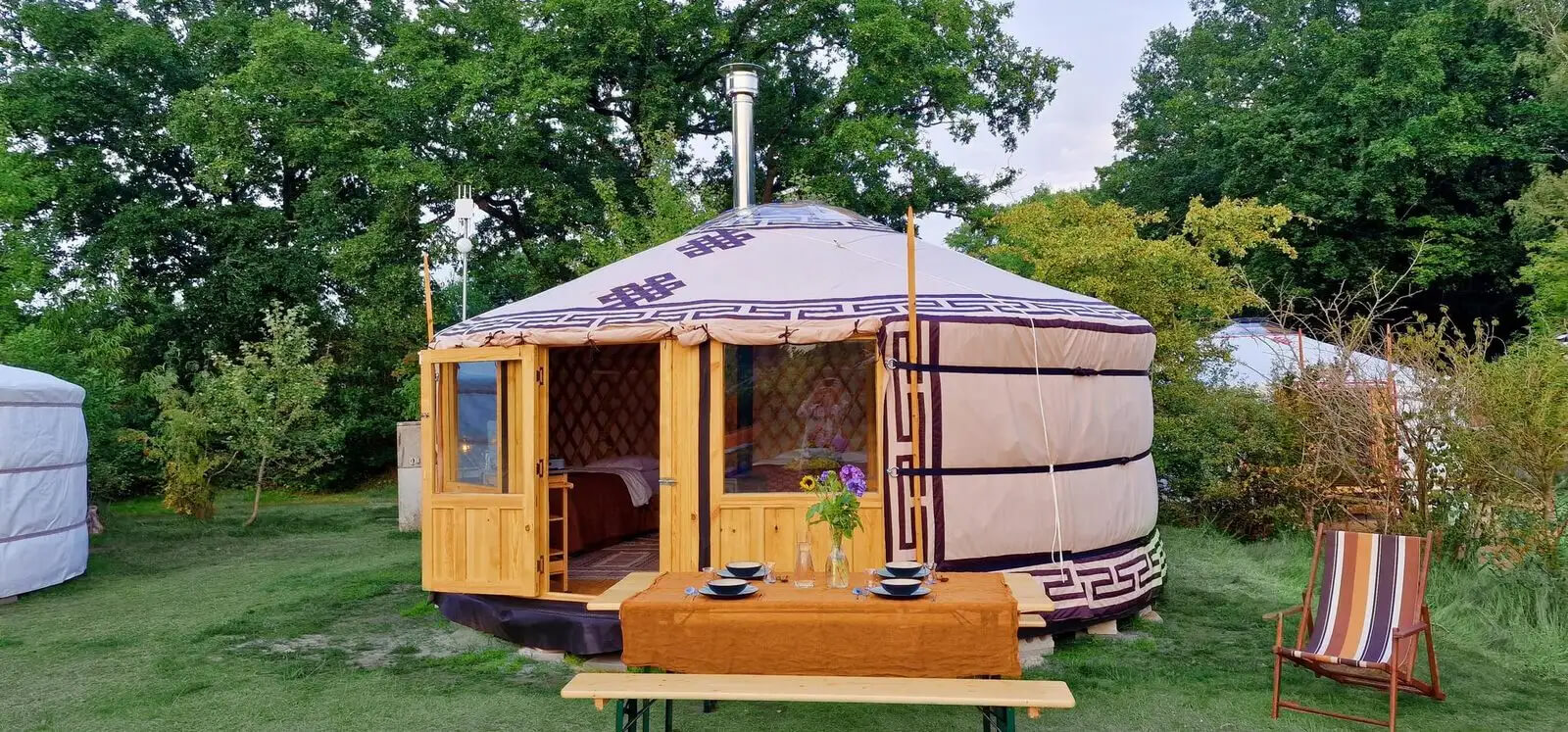 Overnachten in een yurt: Yurt in Hardenberg in Overijssel