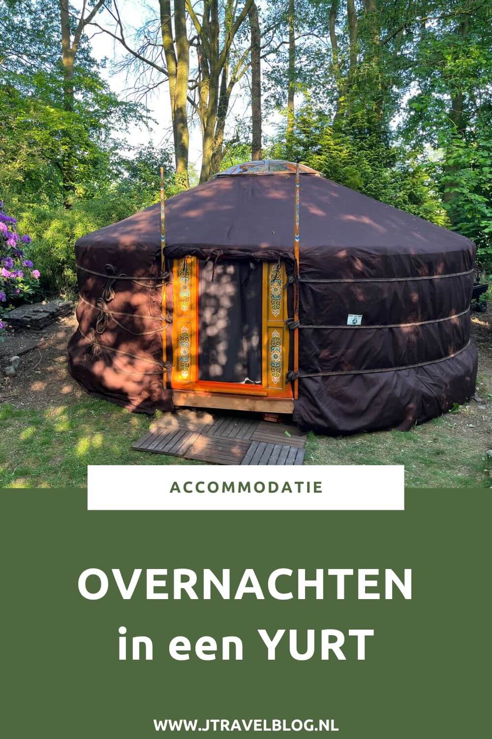 Overnachten in een yurt in Nederland wordt steeds populairder. Een yurt is een van oorsprong traditionele Mongolische tent. De yurts in Nederland staan op campings of privรฉ terreinen. In deze blog heb ik een aantal yurts waar je kunt overnachten op een rijtje gezet. #overnachtenineenyurt #yurt #accommodatie #jtravelblog #jtravel