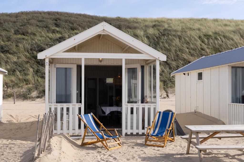 Overnachten in een huisje aan zee: Bungalow in Katwijk - Zuid-Holland