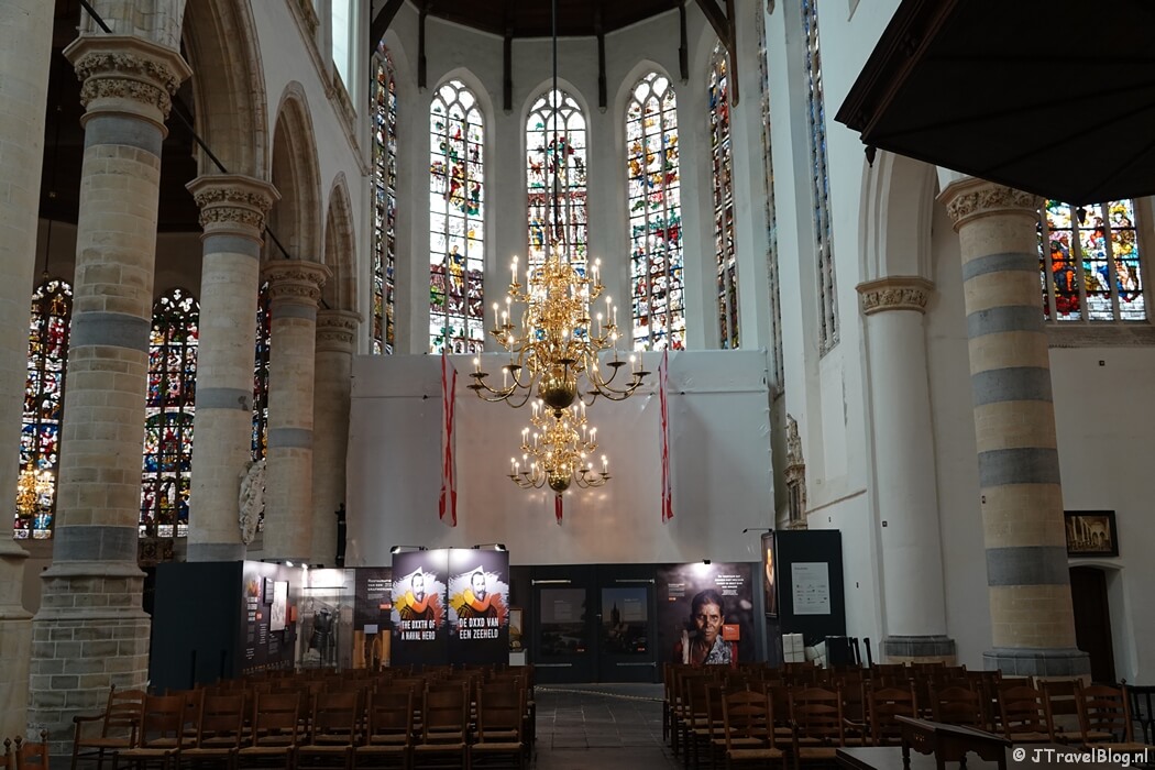 De Oude Kerk tijdens mijn wandeling in Delft : in de voetsporen van Johannes Vermeer