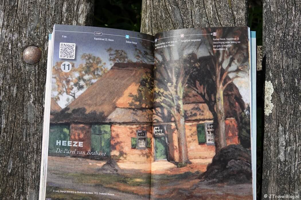 Een voorbeeld van een wandeling in de wandelgids 'Naar de natuur - Wandelen in en rond kunstenaarskolonies'' van Uitgeverij Gegarandeerd Onregelmatig