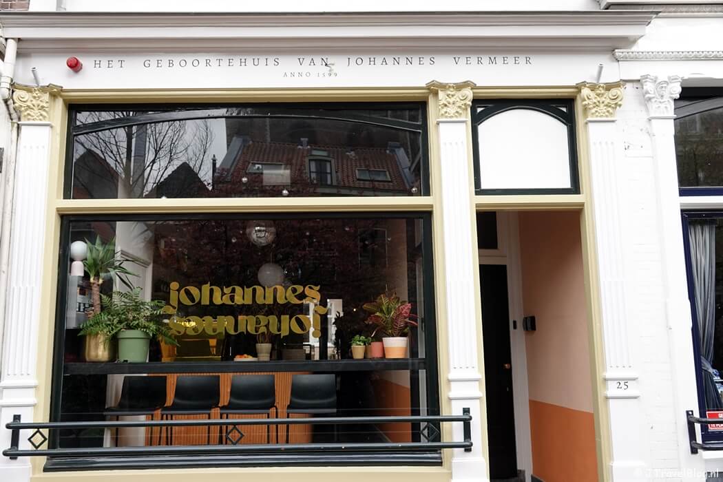 Geboortehuis van Johannes Vermeer tijdens mijn wandeling in Delft : in de voetsporen van Johannes Vermeer
