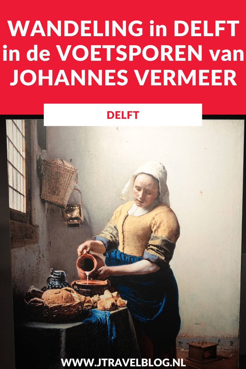Ik maakte een wandeling in Delft : in de voetsporen van Johannes Vermeer te maken. Op naar Delft voor deze mooie wandeling in het spoor van een Hollandse meesterschilder en meester van het licht met bezoeken aan de Nieuwe en Oude Kerk en het Vermeer Centrum Delft. Wandel je mee? #johannesvermeer #vermeer #delft #wandelen #oudekerk #nieuwekerk #vermeercentrumdelft #jtravelblog #jtravel