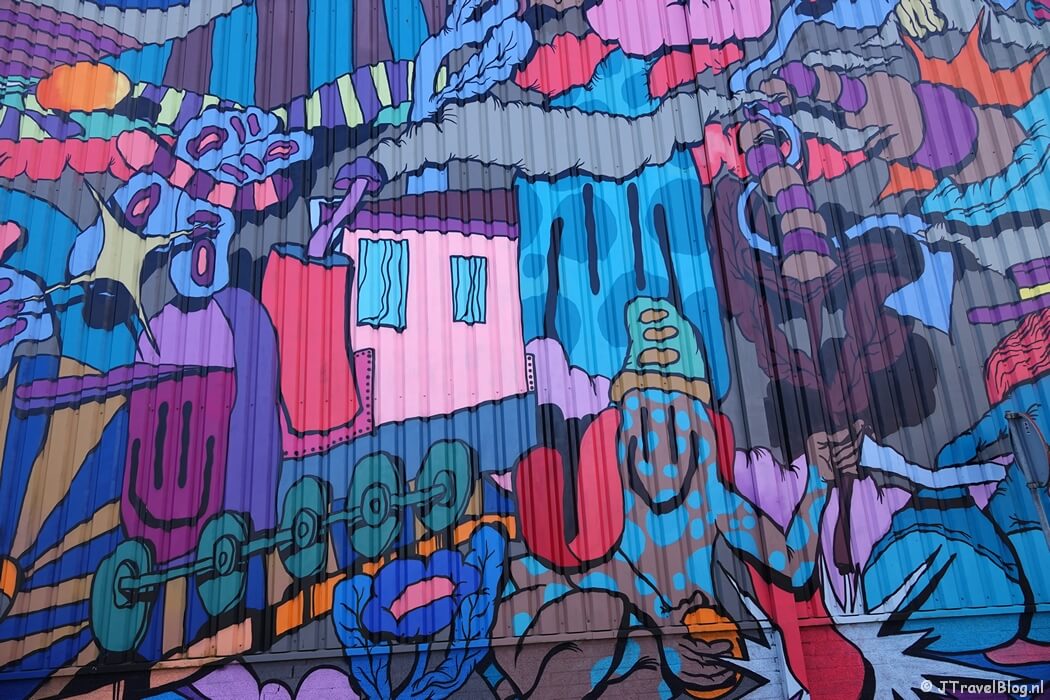 Street art van Reinier Landwehr tijdens mijn street art wandeling in Rotterdam-Feijenoord