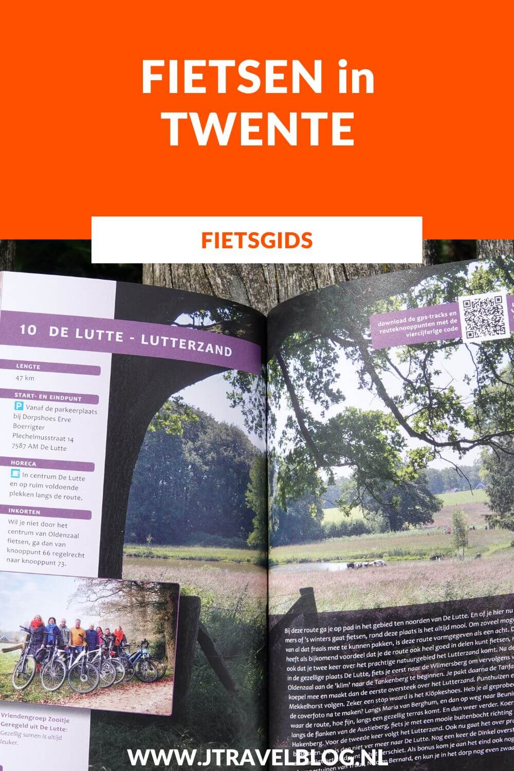 De fietsgids 'Fietsen in Twente' is een gids met achttien fietstochten in Twente/Overijssel. Alle fietstochten liggen rondom plaatsen als Almelo, Hengelo, Enschede, Oldenzaal, Haaksbergen en Denekamp. Fiets je mee? #twente #fietsen #fietsgids #gegarandeerdonregelmatig #jtravel #jtravelblog