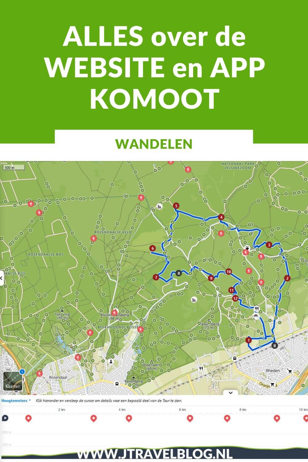 Met de Komoot website en app kun je niet alleen nieuwe routes ontdekken, je eigen routes maken en je favorieten opslaan en delen met vrienden. In deze blog vertel ik je alles over de website en app Komoot zodat jij ook aan de slag kunt gaan. #komoot #wandelen #jtravelblog #jtravel