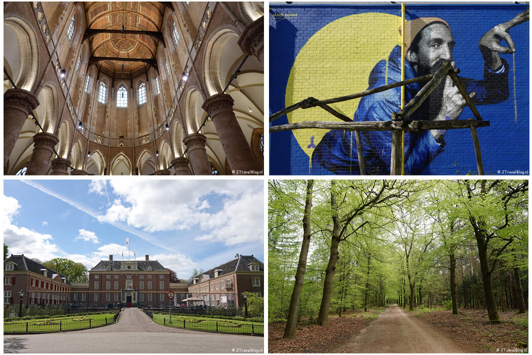 April 2024: Vermeer wandeling in Delft, een street art wandeling in Rotterdam en twee etappes van de oudste wandelroute van Nederland