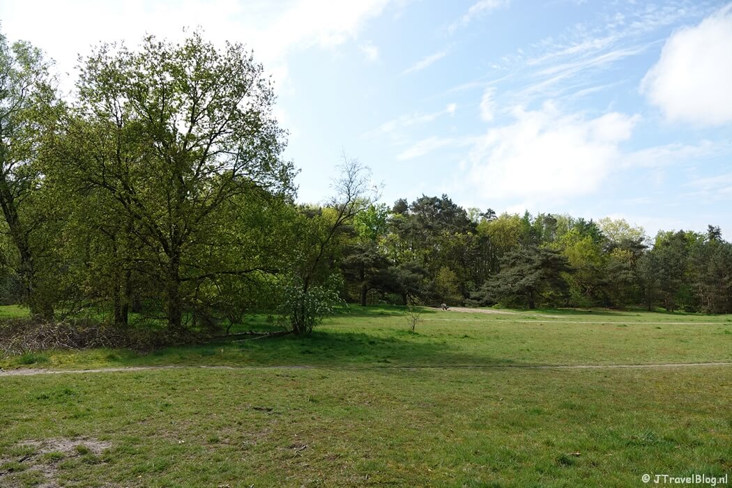 Stuifheuvel tijdens mijn wandeling van de 6e etappe van de oudste wandelroute van Nederland van Zeist naar Maarn