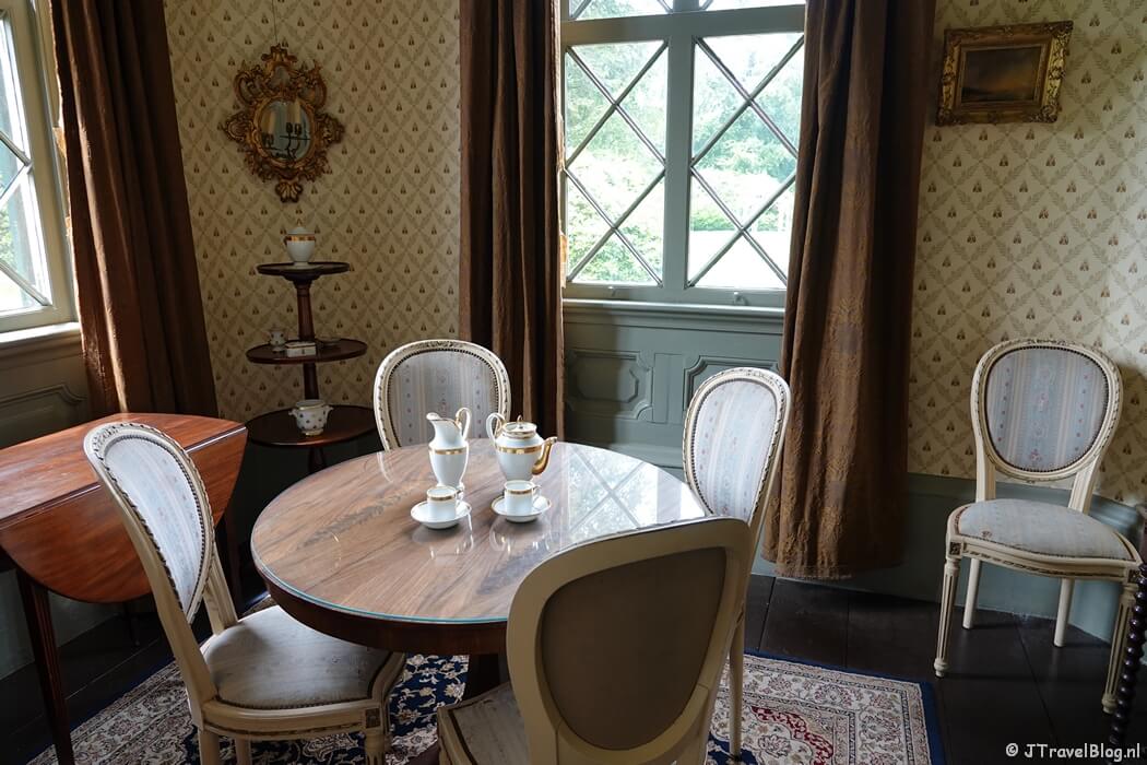 De torenkamer in Kasteel Keukenhof in Lisse
