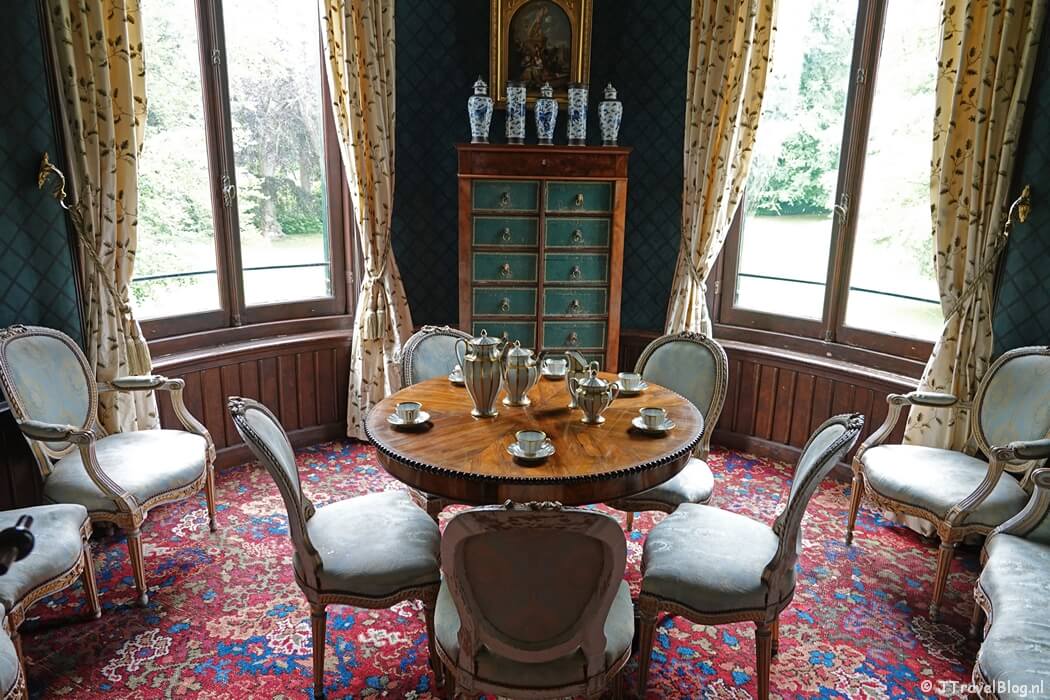 Een torenkamer in Kasteel Keukenhof in Lisse