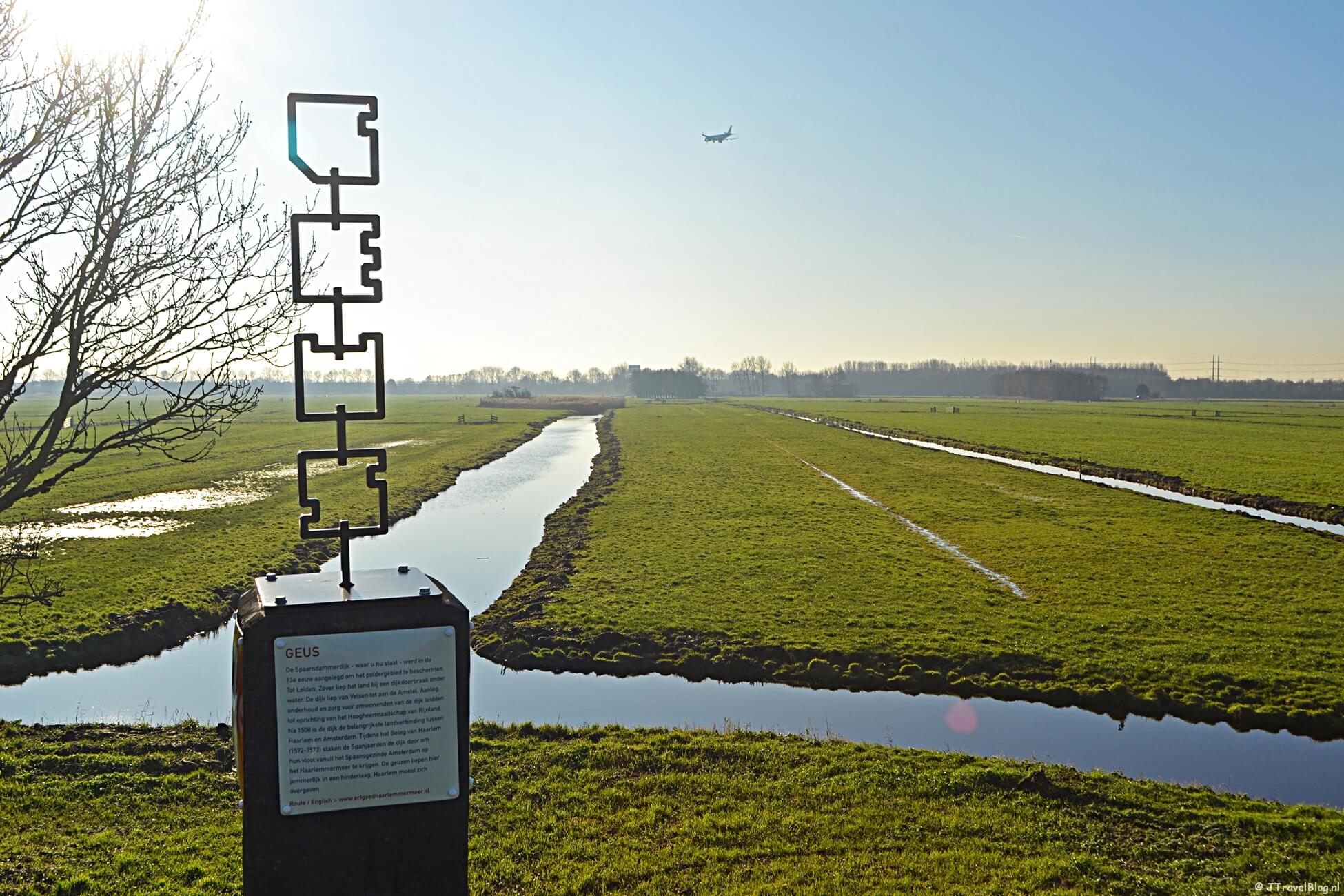 Verhalenpalen Haarlemmermeer : nr. 18 - GEUS / Spaarndammerdijk