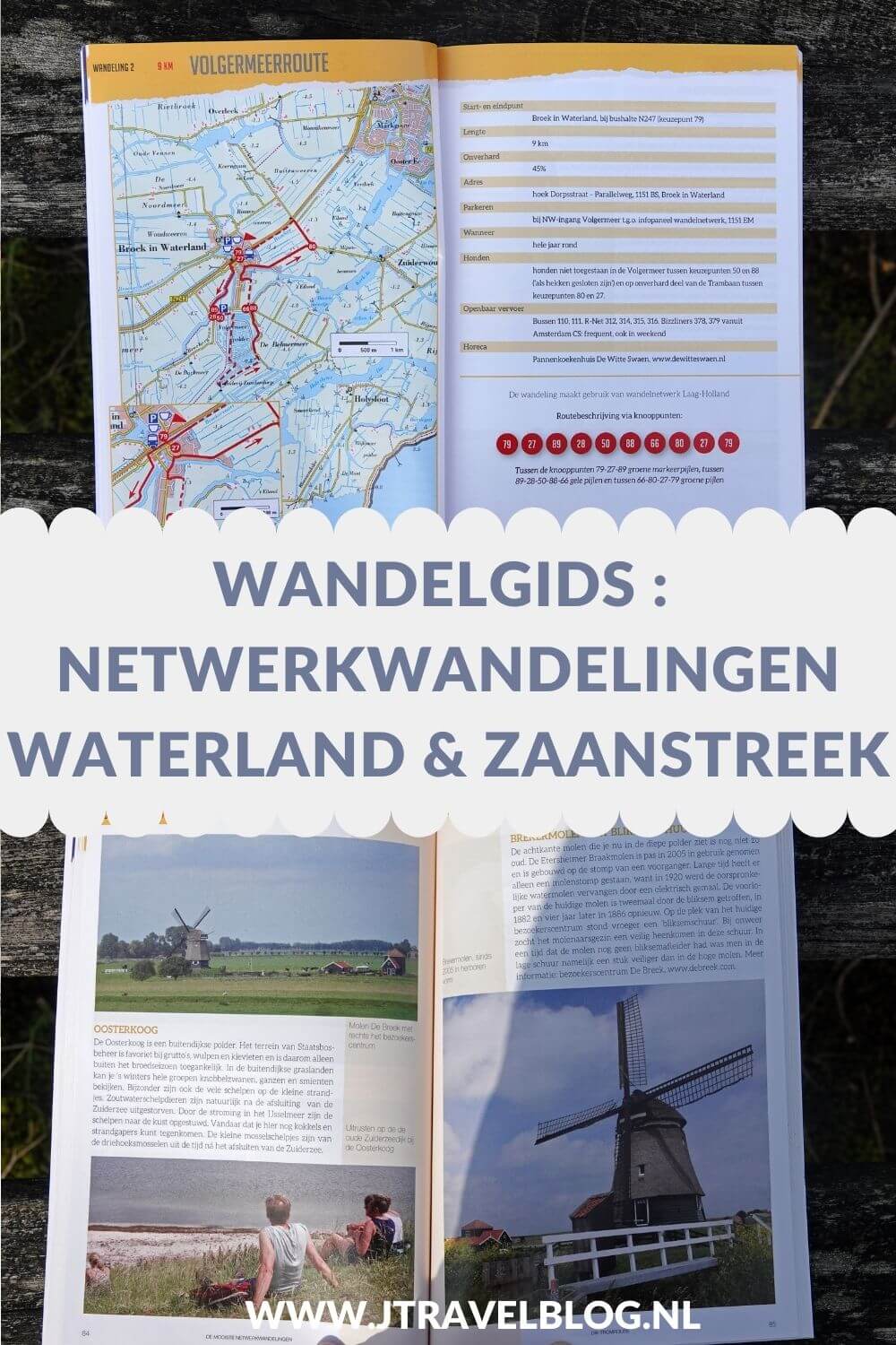 De wandelgids 'De mooiste netwerkwandelingen: Waterland & Zaanstreek' is een wandelgids met 15 wandelingen van 5,5 tot 14,5 kilometer, waarvan minimaal 40% onverhard is. De wandelingen liggen in de regio Waterland & Zaanstreek in de provincie Noord-Holland. De wandelgids is verschenen in de reeks ‘De mooiste netwerkwandelingen’. Wandel je mee? #wandelgids #wandelen #uitgeverijelmar #netwerkwandelingen #zaanstreek #waterland #jtravelblog #jtravel