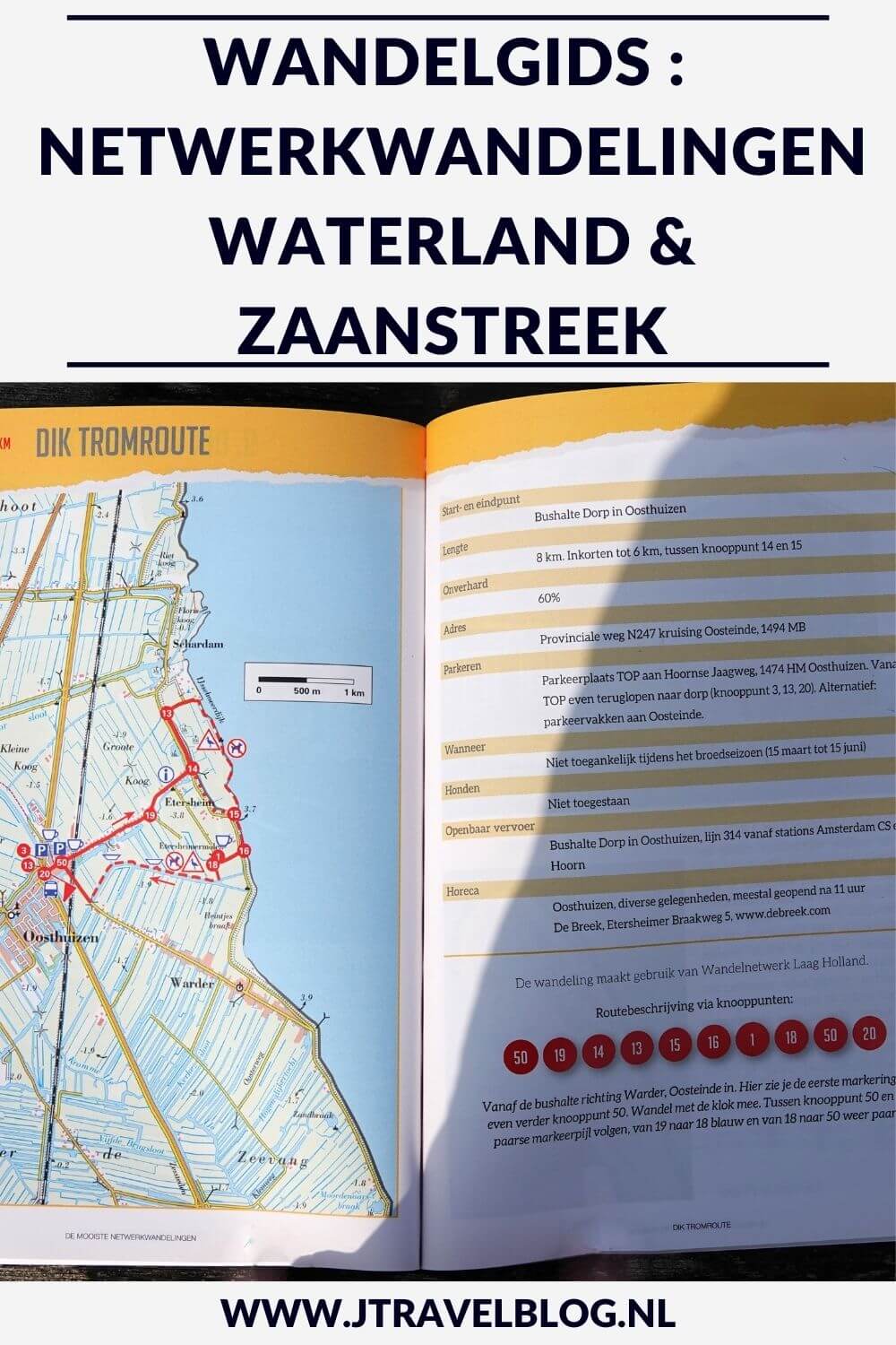De wandelgids 'De mooiste netwerkwandelingen: Waterland & Zaanstreek' is een wandelgids met 15 wandelingen van 5,5 tot 14,5 kilometer, waarvan minimaal 40% onverhard is. De wandelingen liggen in de regio Waterland & Zaanstreek in de provincie Noord-Holland. De wandelgids is verschenen in de reeks ‘De mooiste netwerkwandelingen’. Wandel je mee? #wandelgids #wandelen #uitgeverijelmar #netwerkwandelingen #zaanstreek #waterland #jtravelblog #jtravel