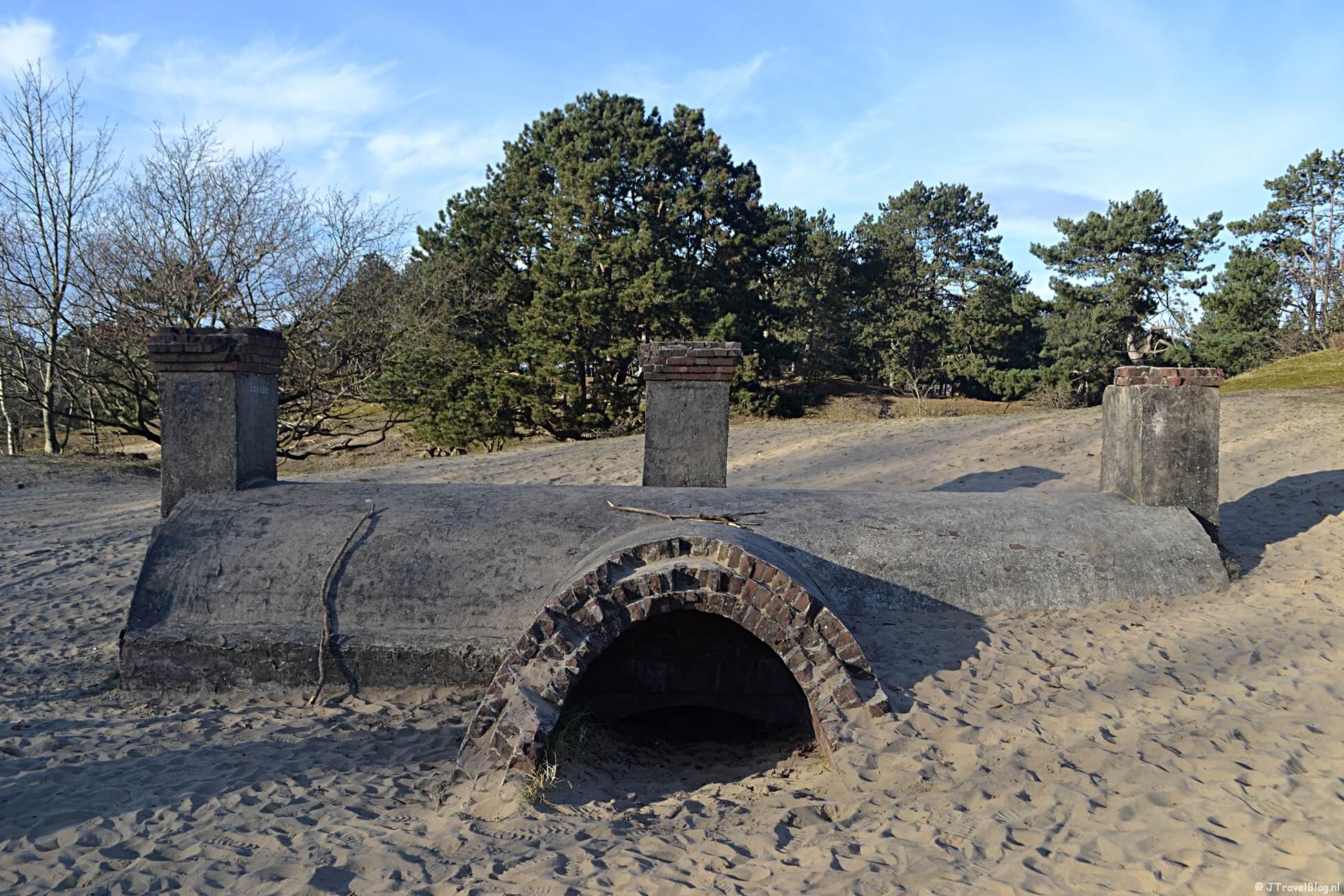Bunkerroute in de Amsterdamse Waterleidingduinen