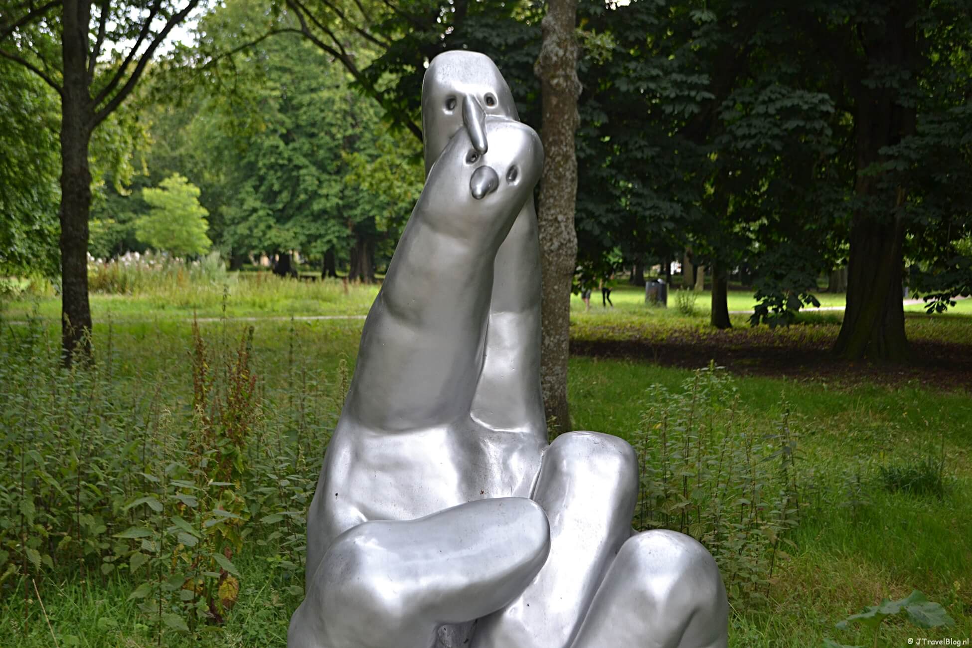Een korte wandeling langs de beeldengalerij in Haarlem