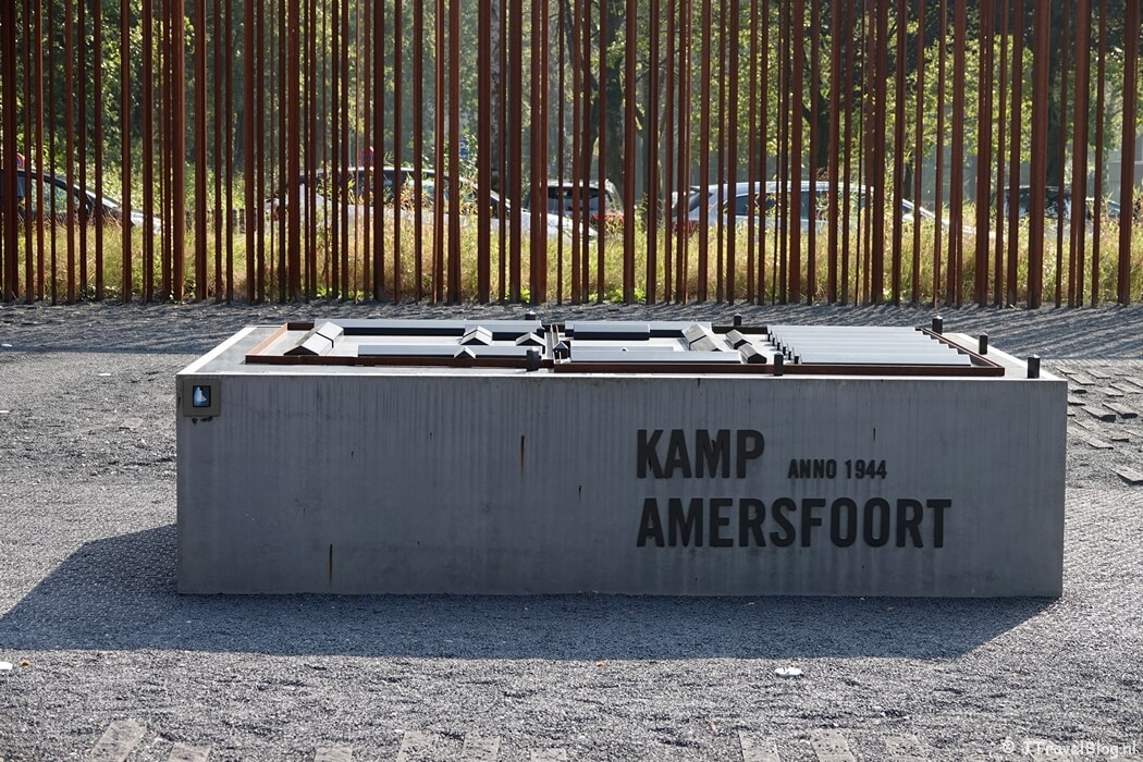 Maquette van Nationaal Monument Kamp Amersfoort