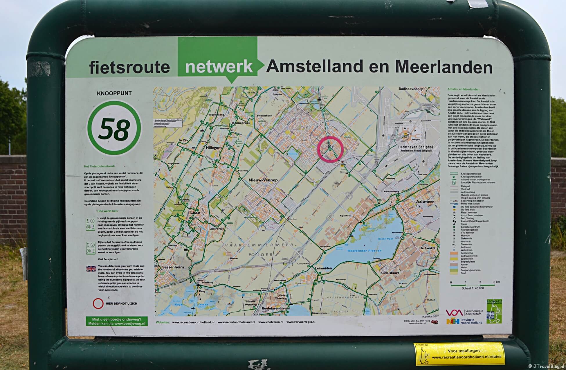 Hoe werken fietsknooppunten