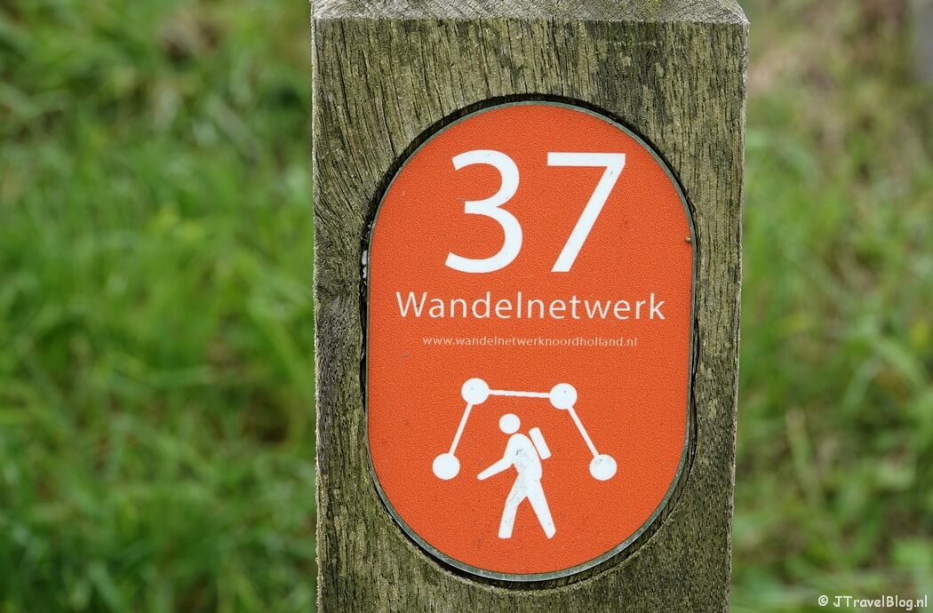 Knooppunt 37 in Bennebroek tijdens de Trambaanroute in Bennebroek