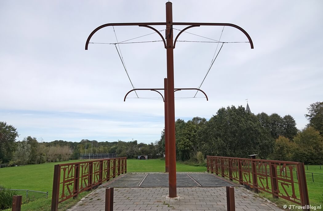 Trambaan in Bennebroek tijdens de Trambaanroute in Bennebroek