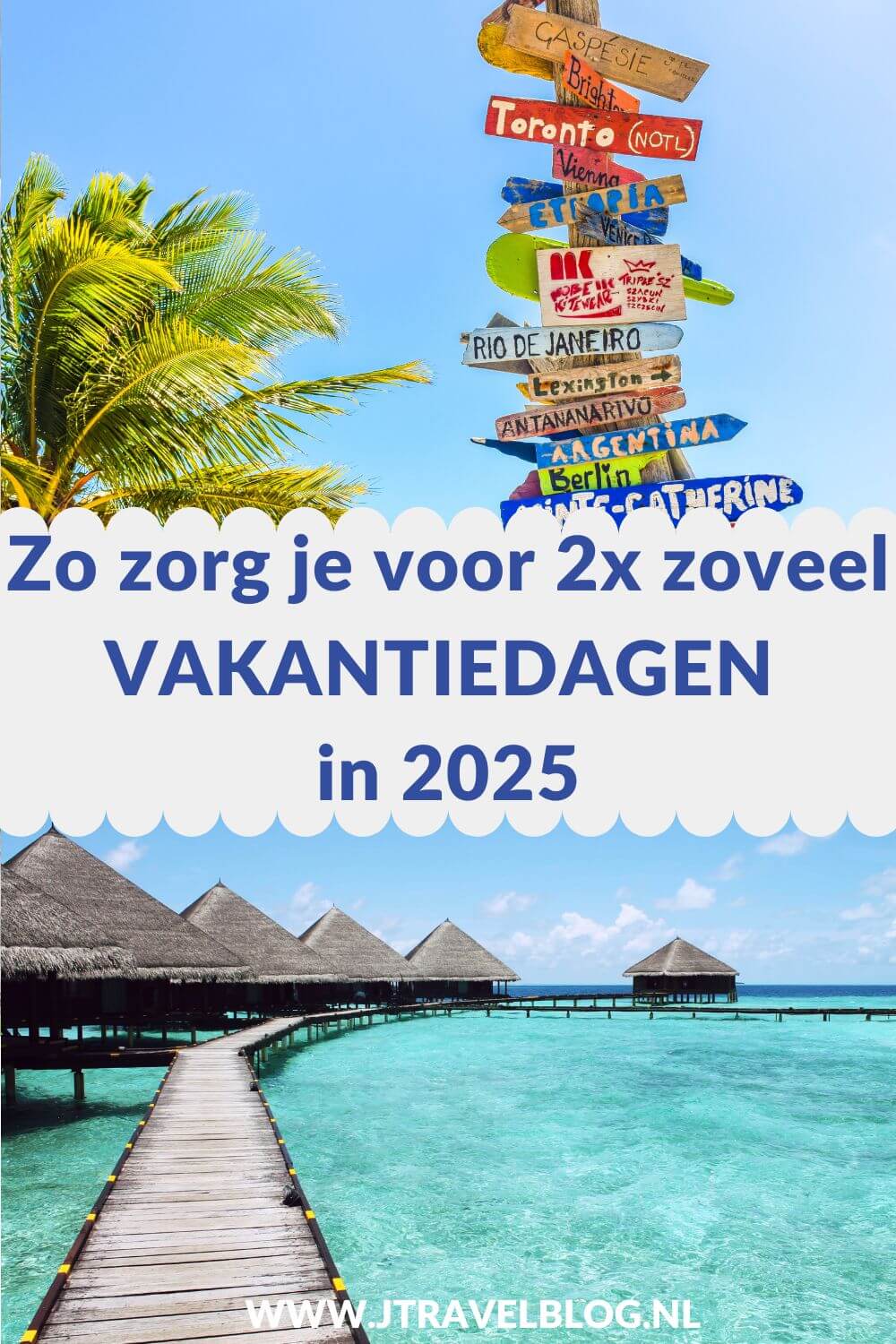 Iedereen wil in 2025 weer graag op vakantie. Zo graag zelfs dat het misschien niet lukt met 20-25 vakantiedagen. Er is een simpel trucje waardoor jij er voor zorgt dat je twee keer zoveel vakantiedagen in 2025 hebt. Hoe? Je leest het in deze blog. #vakantiedagen #extravakantiedagen2025 #reistips #voorbereiding #jtravelblog #jtravel
